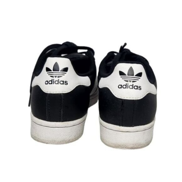ADIDAS SUPERSTAR Core Black Cloud White Sneakers FV3286 - Picture 9 of 11